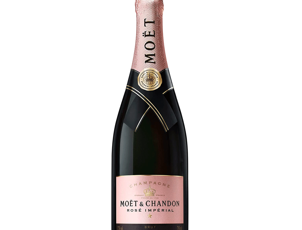 Champagne MOËT & CHANDON - ROSÉ IMPERIAL 750ml 5 bottles set